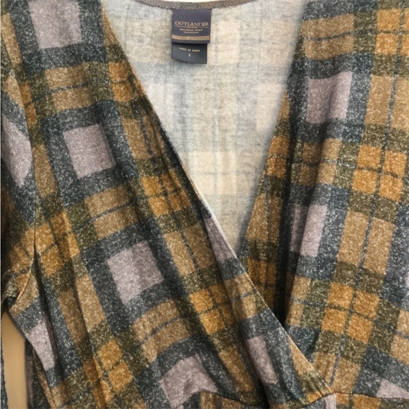 Outlander - The Series Collection from Torrid Women’s Plaid Wrap Dress Size 1 - Picture 6 of 12